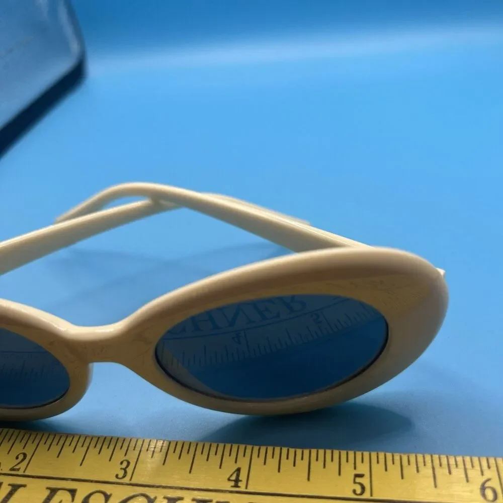 Kurt Cobain Clout Style White Sunglasses Grunge Hippie Style
